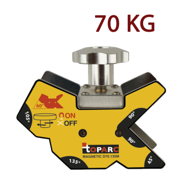 Mágneses szögbeállító (demagnetizálható) 70 kg - GYS D70.135M *